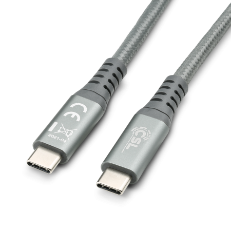 USB 3.2 Typ-C Kabel, 1m, grau
