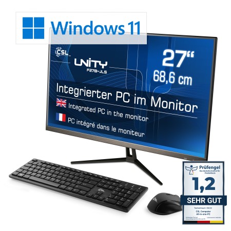 All-in-One-PC CSL Unity F27B-JLS / Windows 11 Home / 256GB+32GB