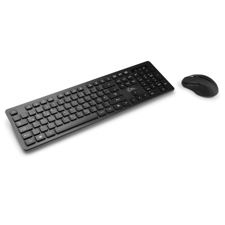 CSL ADVANCED v2 wireless Tastatur und Maus, schwarz
