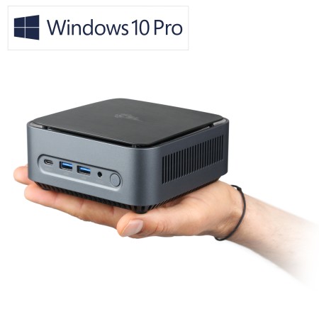 Mini PC - CSL Narrow Box Premium / Windows 10 Pro / 4000GB+32GB