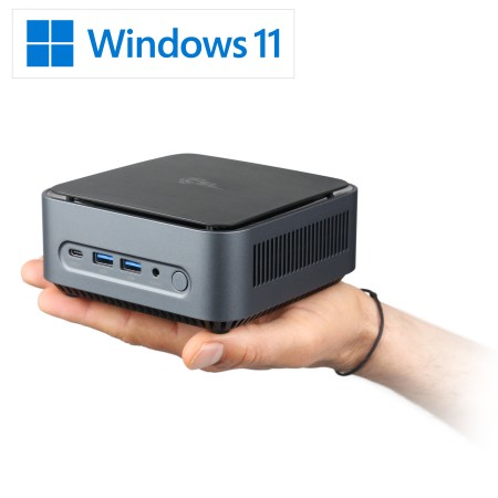 Mini PC - CSL Narrow Box Premium / Windows 11 Pro / 500GB+32GB
