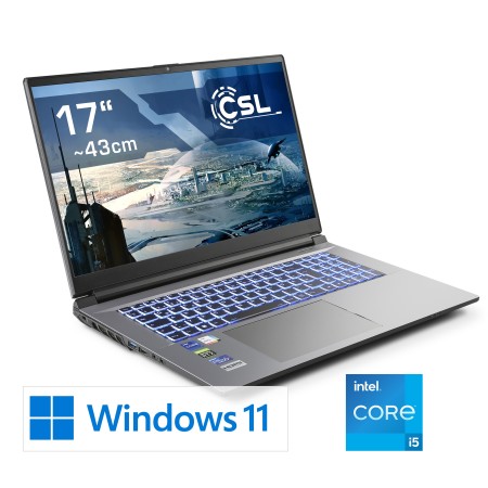 Notebook CSL Gaming i9-13900H / RTX 4060 / 1000GB SSD / 16GB RAM / Windows 11 Home