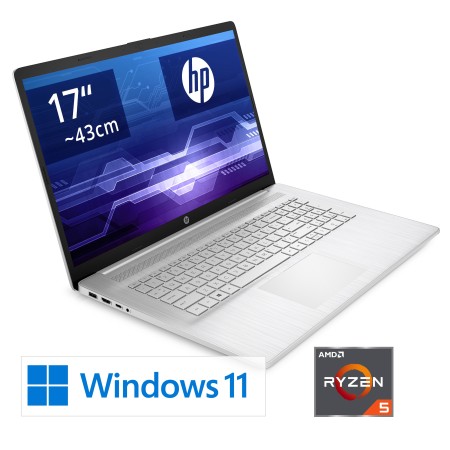 Notebook HP 17 / Ryzen 5 7520U / Windows 11 Home