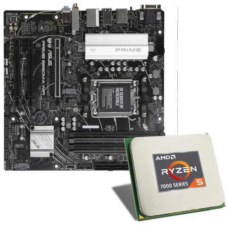 AMD Ryzen 5 7600X / ASUS PRIME B650M-A WIFI Mainboard Bundle