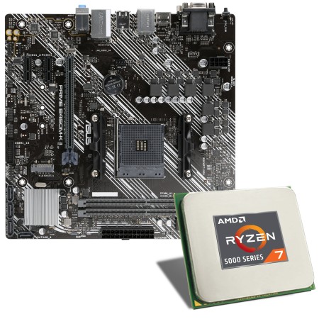 AMD Ryzen 7 5700X / ASUS PRIME B450M-K II Mainboard Bundle