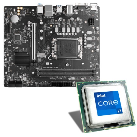 Intel Core i7-13700 / MSI PRO H610M-E DDR4 Mainboard Bundle