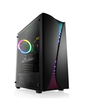 Starkes Full HD-Gaming mit AMD Ryzen 5 Sechskern-Prozessor und Radeon RX 6600 Grafikkarte.