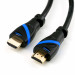 HDMI 2.0 Kabel, 10 m, schwarz/blau