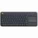 2in1 Logitech K400 Plus Touch Keyboard