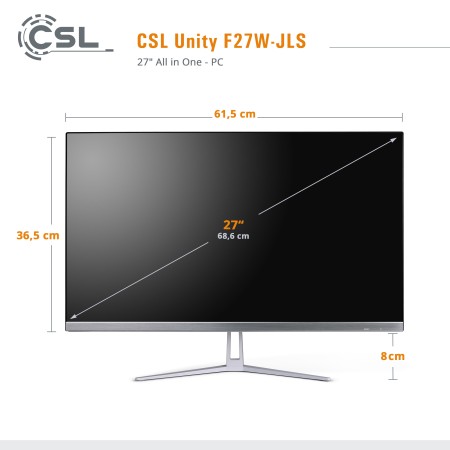 All-in-One-PC CSL Unity F27W-JLS Pentium / Windows 10 Pro / 2000GB+8GB#2