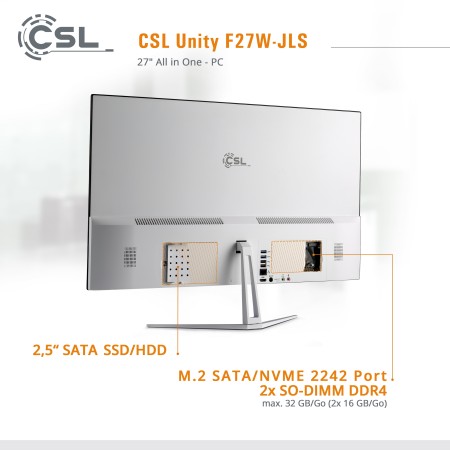 All-in-One-PC CSL Unity F27W-JLS Pentium / Windows 10 Pro / 2000GB+8GB#5