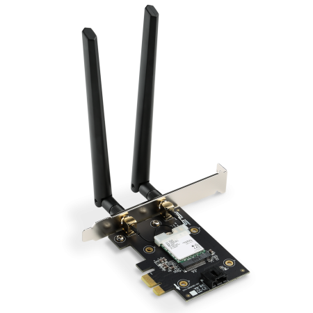 WiFi PCIe card 2402 Mbps (574 Mbps @ 2.4 GHz) - ASUS PCE-AX3000