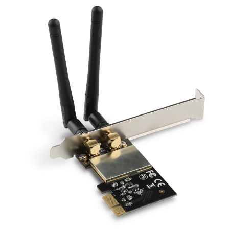 WiFi PCIe card 867 MBit/s (300 MBit/s @ 2.4 GHz) - CSL PAC867