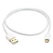 microUSB to USB 2.0 cable, 0.5 m, white