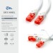 0.25m patch cable Cat6, white