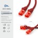 0.25m patch cable Cat6, red