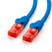 0.25m patch cable Cat6, blue