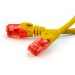 0.5m patch cable Cat6, yellow