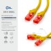 2m patch cable Cat6, yellow