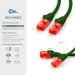 1m patch cable Cat6, green