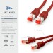 0.25m patch cable Cat7, red