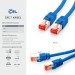 1m patch cable Cat7, blue