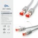 0.25m patch cable Cat7, gray
