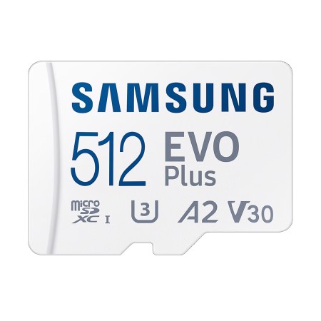 Carte mémoire microSDXC 512GB UHS-1 U3 / Samsung EVO Plus