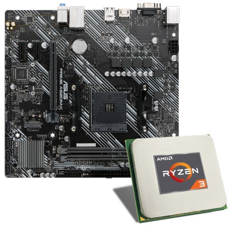 Carte mère AMD Ryzen 3 3200G / ASUS PRIME A520M-K Bundle