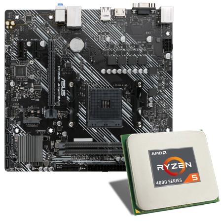Carte mère AMD Ryzen 5 4500 / ASUS PRIME A520M-K Bundle