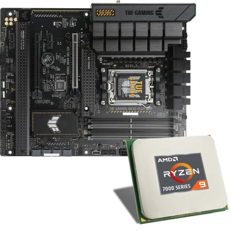 Carte mère AMD Ryzen 9 7900X / ASUS TUF GAMING B650-PLUS WiFi Bundle