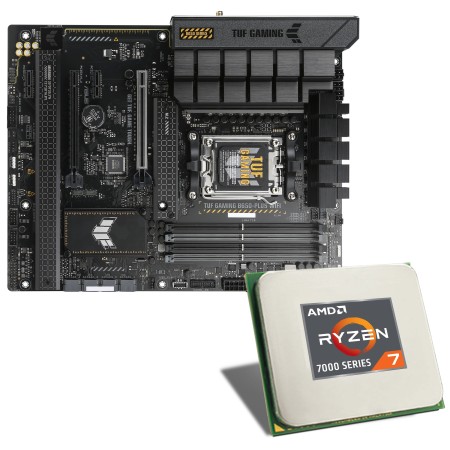 Carte mère AMD Ryzen 7 7800X3D / ASUS TUF GAMING B650-PLUS WiFi Bundle