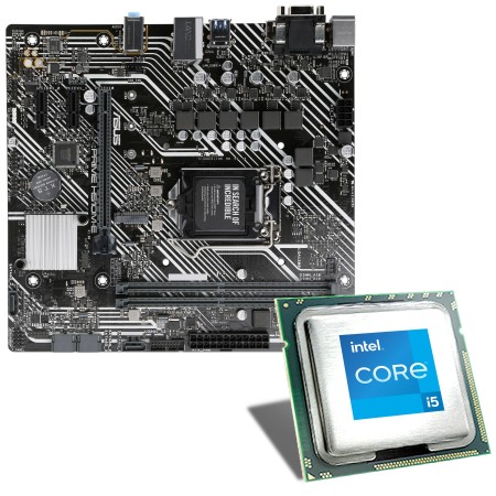 Carte mère Intel Core i5-11400F / ASUS PRIME H510M-E Bundle