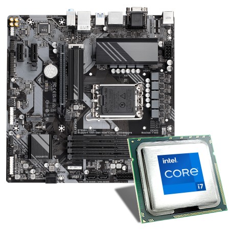 Carte mère Intel Core i7-14700 / Gigabyte B760M DS3H DDR5 Bundle