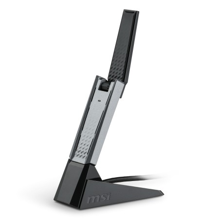 Clé USB WiFi 1800 Mbit/s (600 Mbit/s @ 2,4 GHz) - MSI AX1800