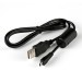 Câble USB 2.0 0,8 m, Ultra Mini mâle USB A mâle, noir