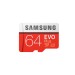 microSDXC carte mémoire 64Go UHS-1 CL10 / Samsung EVO Plus