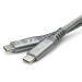 Câble USB 3.2 type-C, 1m, gris
