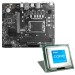 Carte mère Intel Core i3-14100 / MSI PRO H610M-E DDR4 Bundle