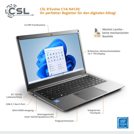 Notebook CSL R'Evolve C14i v2 / 64GB / Windows 11 Pro#4