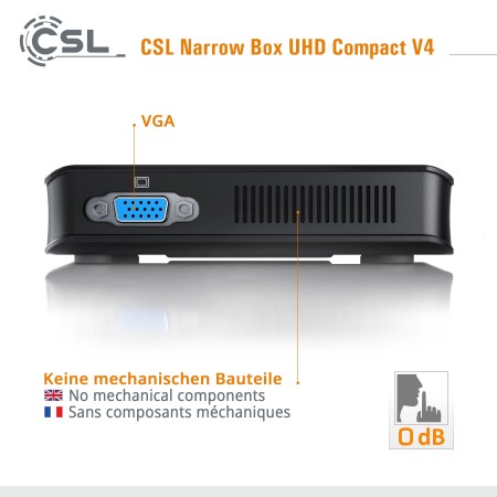 Mini PC - CSL Narrow Box Ultra HD Compact v4 / 512GB M.2 SSD / Windows 10 Home#5