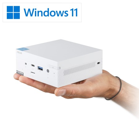 Mini PC - ASUS PN41 bianco / Windows 11 Pro / 500GB+16GB