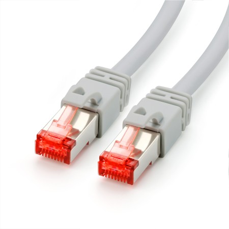 Cable de interconexión de 0,5 m Cat7, gris