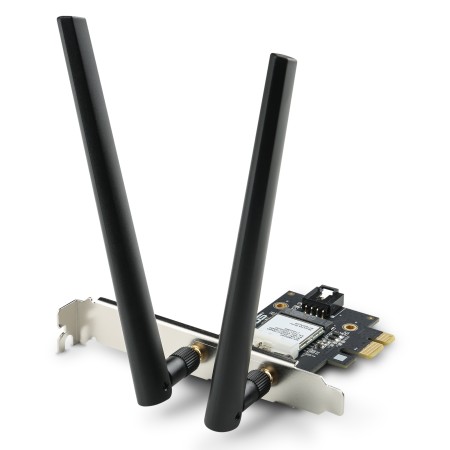 Tarjeta Wifi PCIe 2400 MBit/s (574 MBit/s a 2,4 GHz), Bluetooth 5.2 - Asus PCE-AXE5400