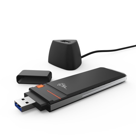 Memoria USB Wifi 867 MBit/s (400 MBit/s a 2,4 GHz) - CSL AC1300 + extensión USB
