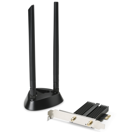 Tarjeta Wifi PCIe 1200 MBit/s (600 MBit/s a 2,4 GHz), Bluetooth 5.2 - CSL PAX-1800 PLUS
