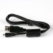 Cable USB 2.0 de 0,8 m, conector Ultra Mini USB A, negro