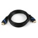 Cable HDMI 2.0, 3 m, negro/azul