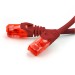 Cable de conexión de 0,5 m Cat6, rojo