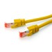 Cable de conexión de 0,5 m Cat7, amarillo